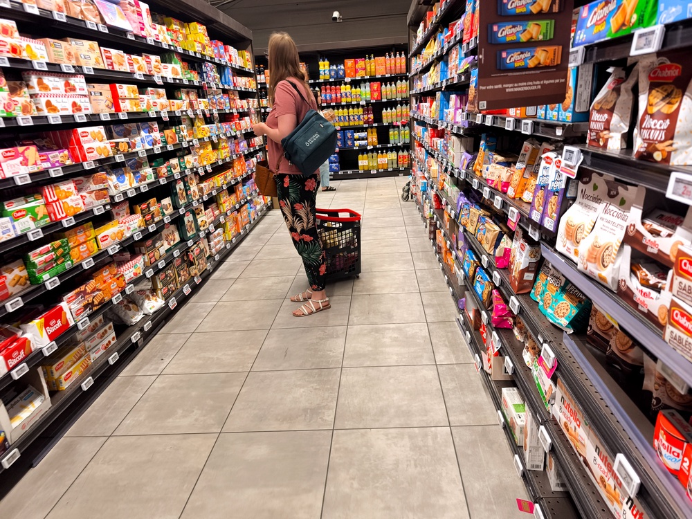 Shelf  prices are 2.5 per cent higher than last year, according to new data (AFP/Getty)