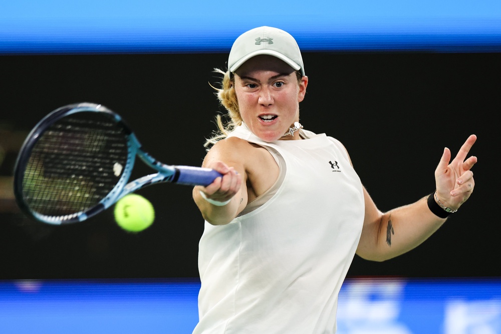 Sonay Kartal defeated Jelena Ostapenko to reach the biggest final of her career in the Wuhan Open (Getty)