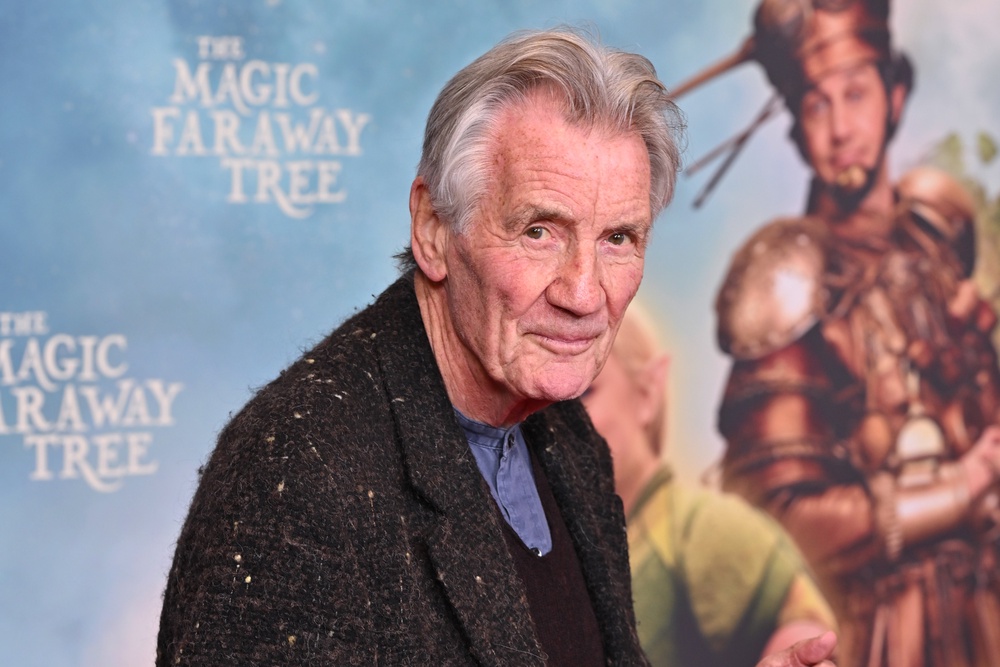 Palin, photographed in March, last appeared on-screen in the film 'The Magic Faraway Tree' (Getty)