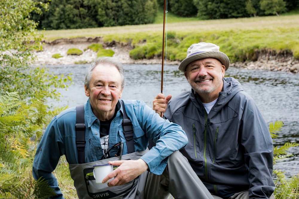 Paul Whitehouse and Bob Mortimer, stars of ‘Gone Fishing' (BBC)