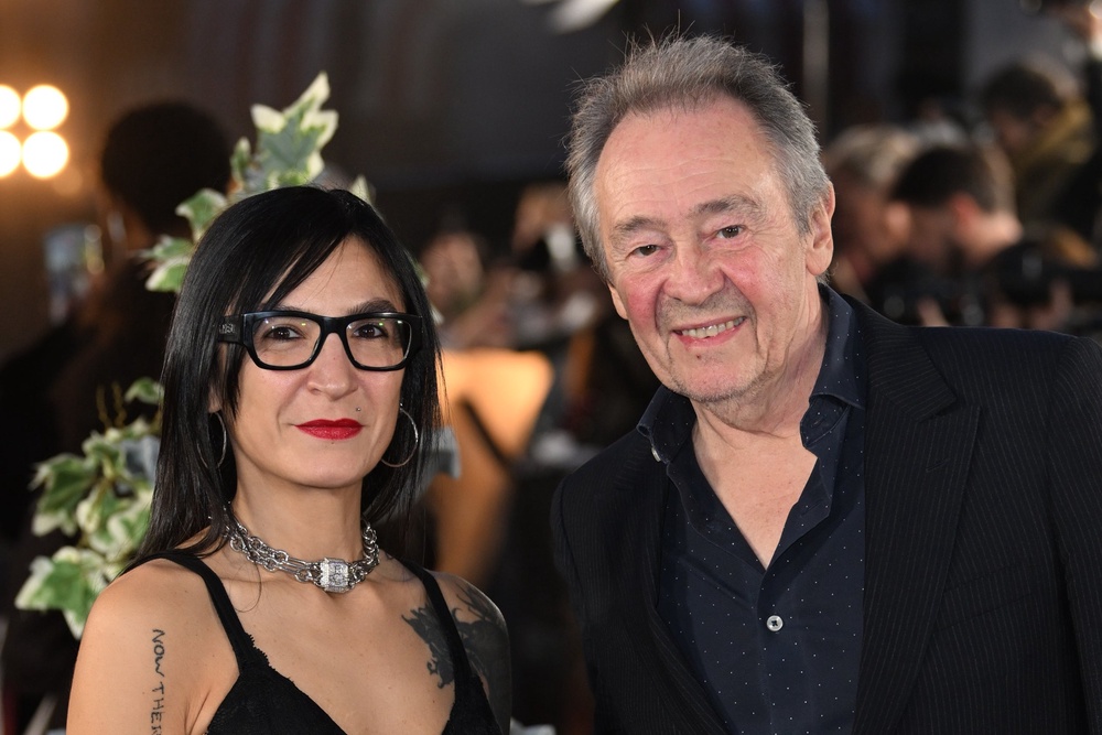Whitehouse and his wife Dr Mine Conkbayir attend a film premiere earlier this month (Getty Images)