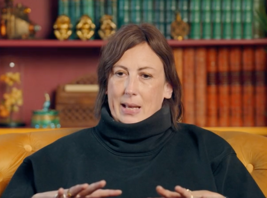 Miranda Hart discusses her health on 'Celebrity Traitors' (BBC)