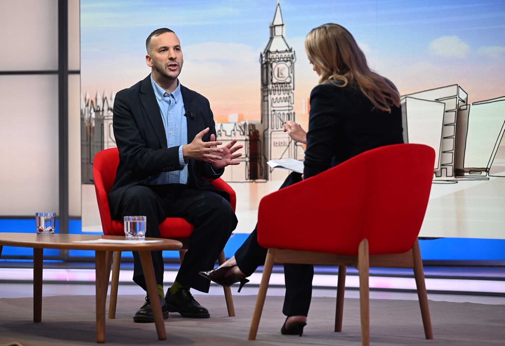 Green Party leader Zack Polanski speaking to Laura Kuenssberg (Jeff Overs/BBC/PA) (PA Media)
