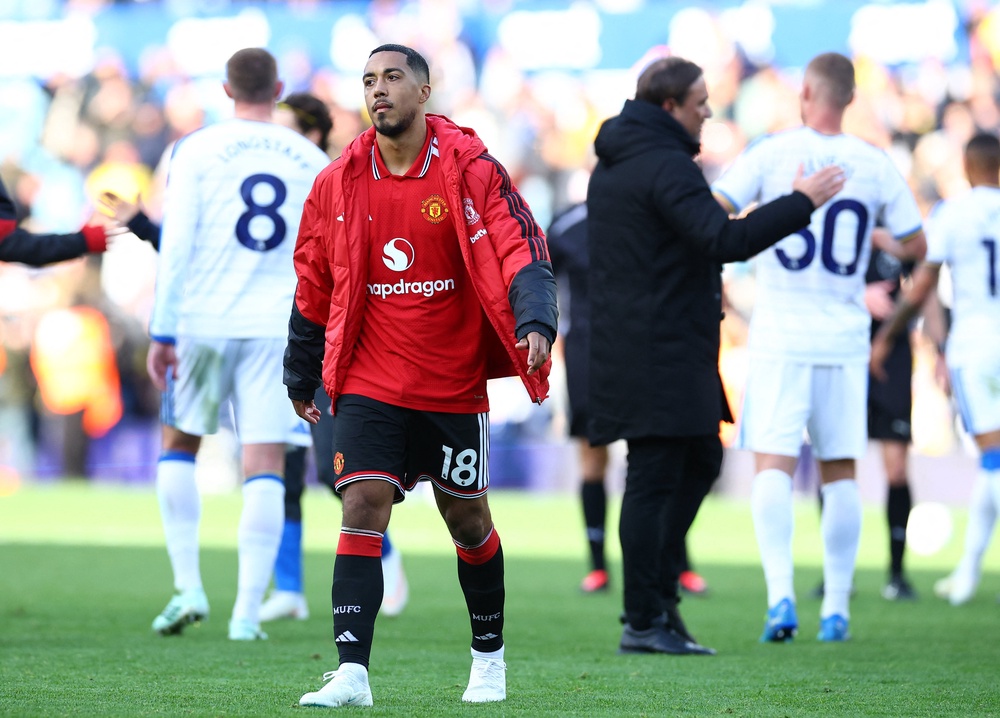 Youri Tielemans was a creative hub for United (Reuters)