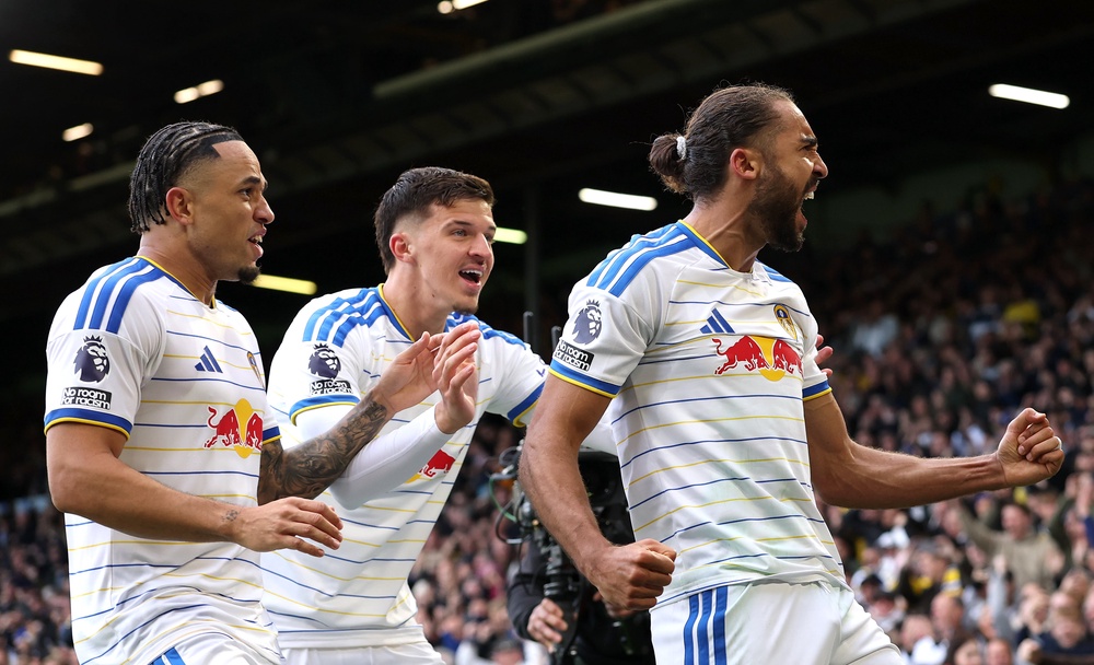 Dominic Calvert-Lewin sealed a point for Leeds (Getty)