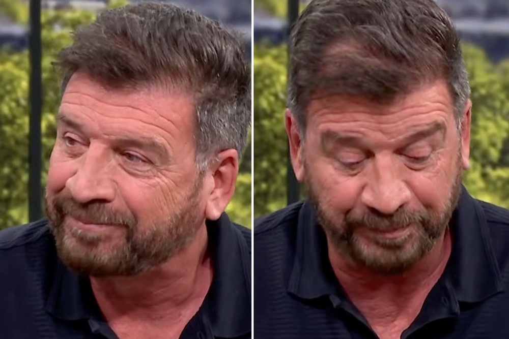 Nick Knowles fights back tears during his Tuesday appearance on 'This Morning' (ITV)