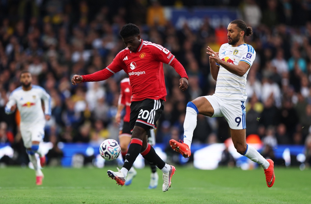 Carrick was impressed with Carlos Baleba against Leeds (Getty)