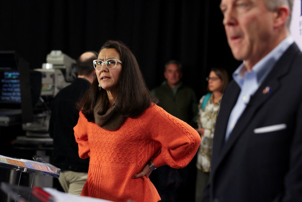 Democratic candidate Mary Peltola, a former congresswoman, is polling closely alongside the incumbent Republican (Reuters)