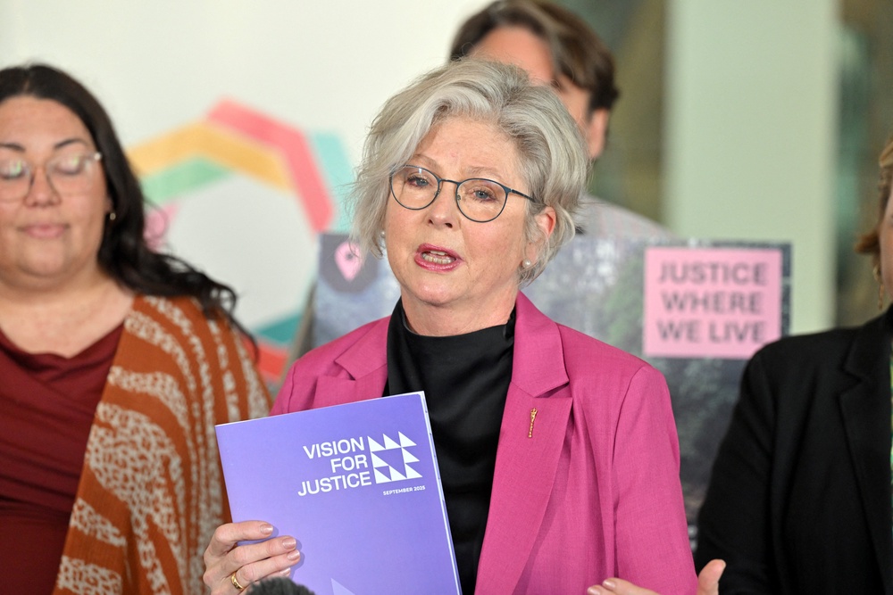 Helen Haines, the Independent member for Indi (Reuters)