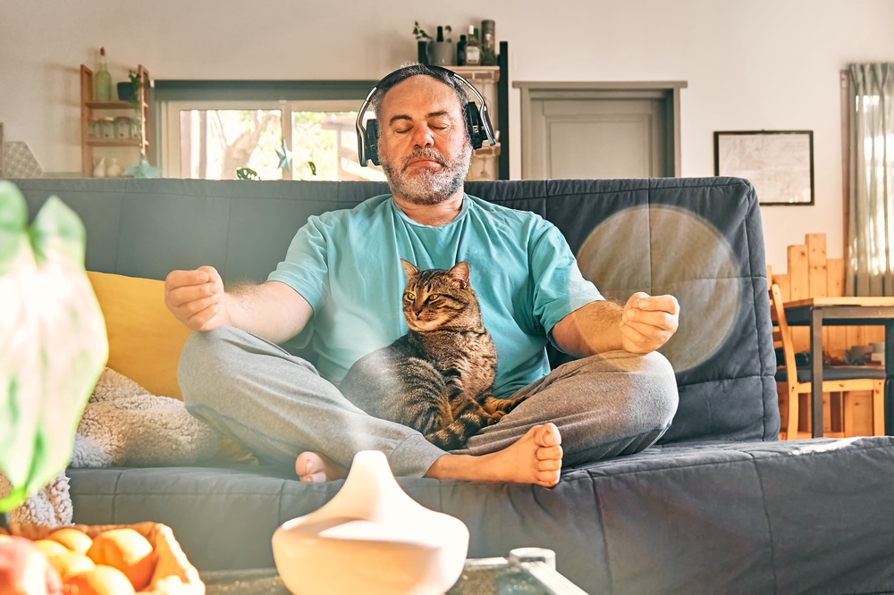 Breathing deeply can stimulate an important nerve that helps regulate levels of the stress hormone cortisol (Getty Images/iStock)