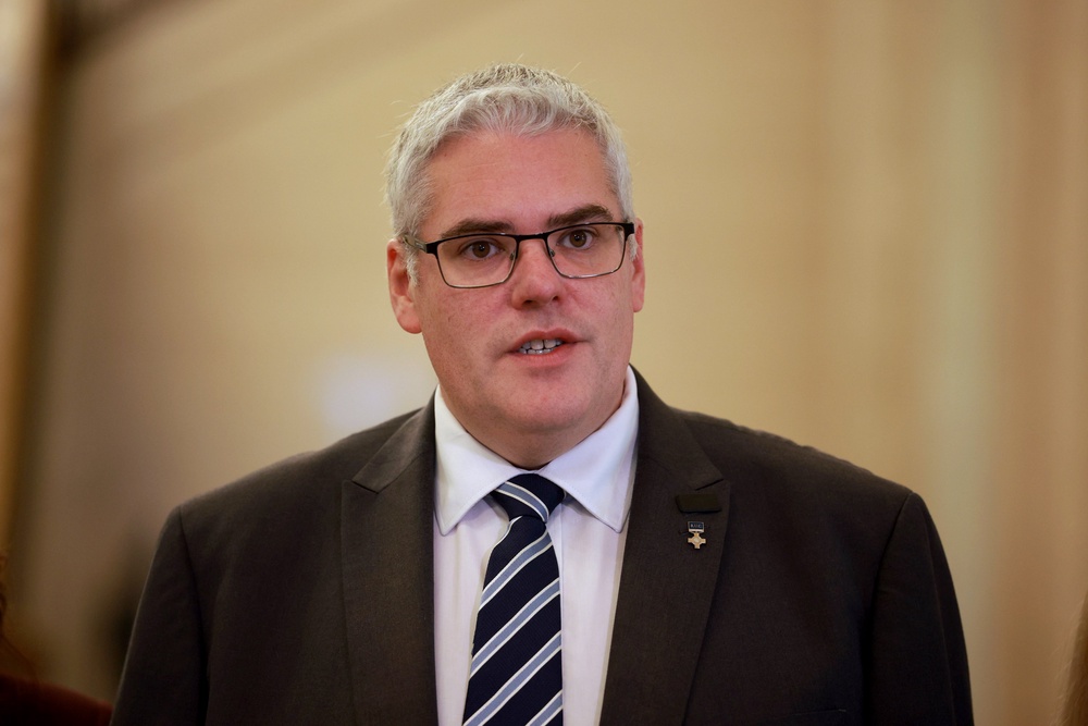 DUP leader Gavin Robinson said the House of Lords will have more time to scrutinise the legislation (Liam McBurney/PA) (PA Wire)