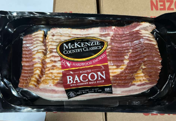 McKenzie Country Classics bacon has been affected by the recall (Courtesy of the USDA FSIS)
