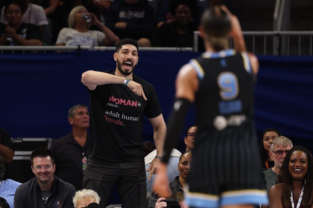 Enes Kanter Freedom was involved in a confrontation with Natasha Cloud back in August (Getty)