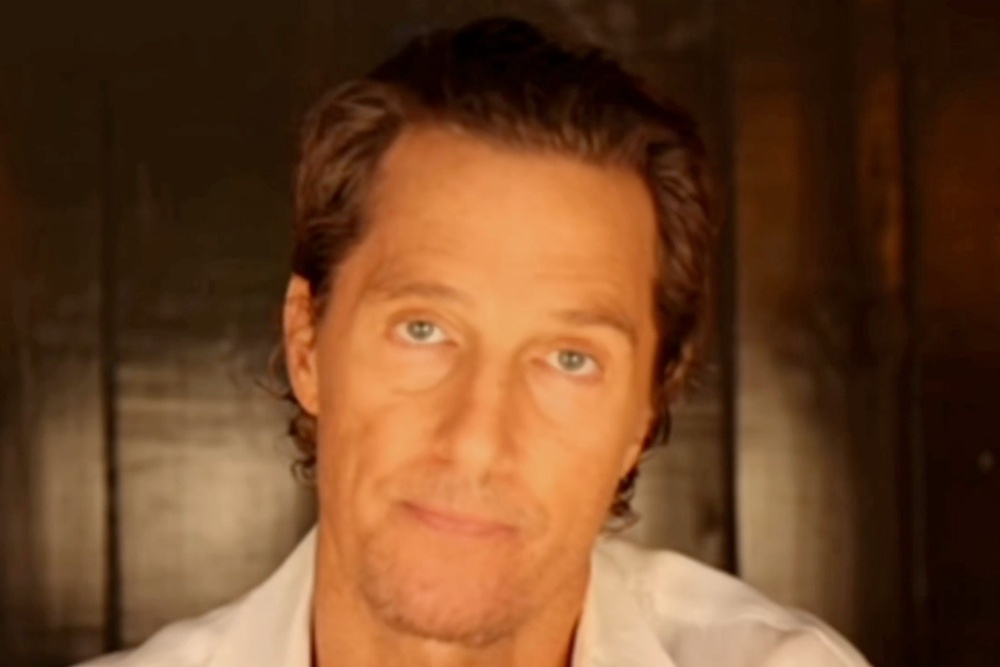 McConaughey said that ‘the number one political identity in America today is not Republican. It is not Democrat. It is independent’ (Matthew McConaughey/X)