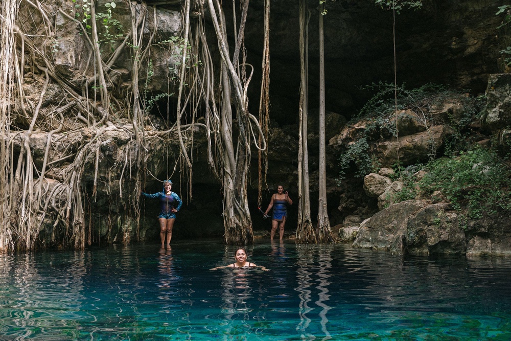 A cenote in Mexico's Yucatan Peninsula (Camino del Mayab)