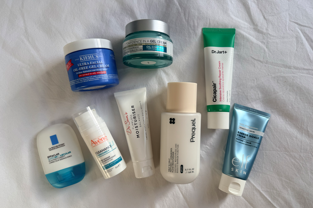 I tested a range of moisturisers for different needs (Louise Whitbread/The Independent)