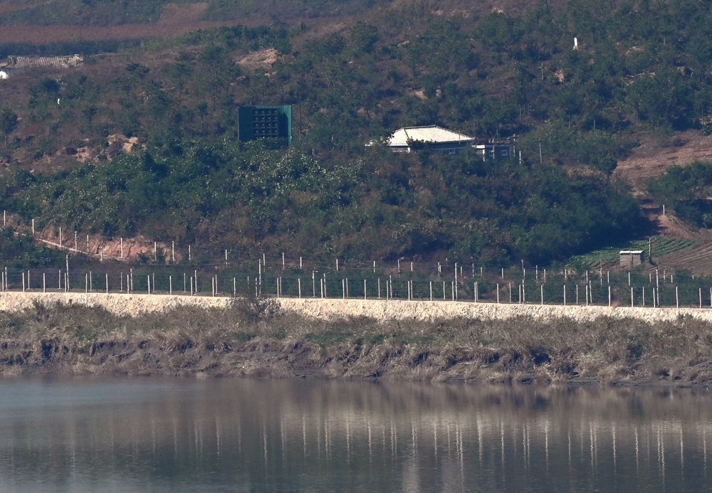 North Korea has threatened to resume its loudspeaker broadcasts along the border (AFP/Getty)