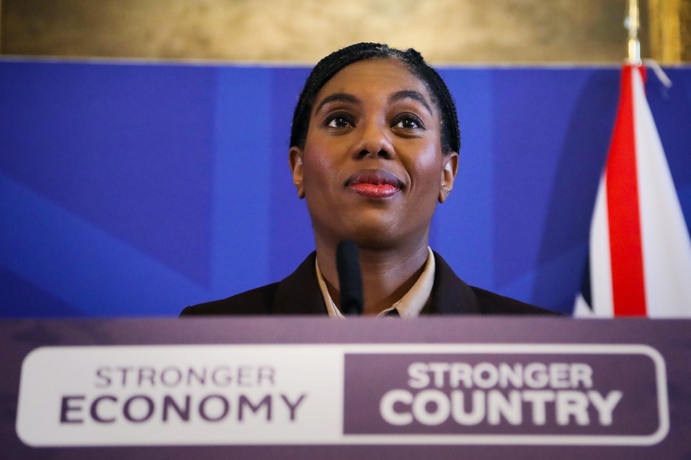 Mrs Badenoch warned that rumours the chancellor is planning to hike taxes on banks would increase mortgage costs and push up interest rates for business loans (Getty)