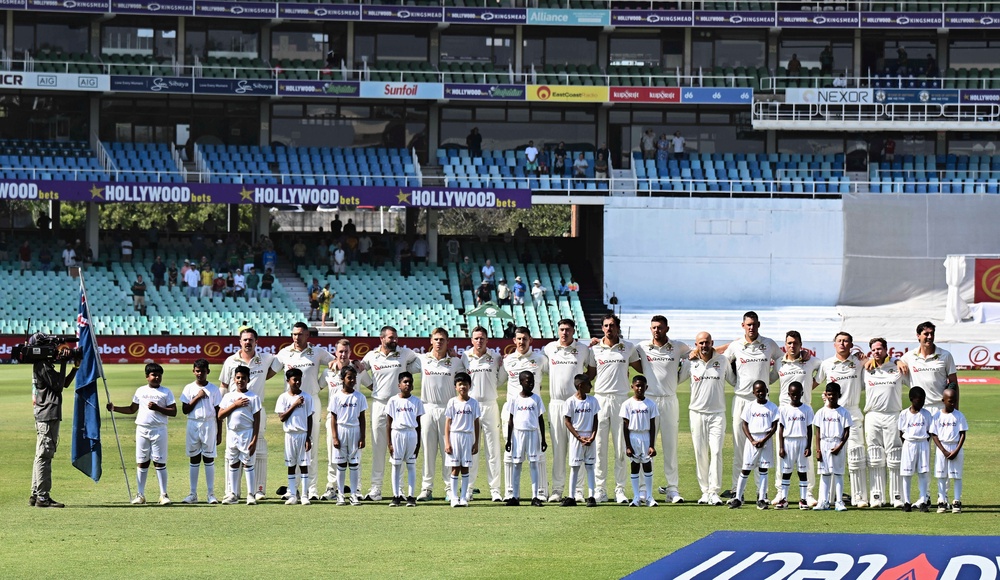 Turnout was incredibly sparse for the first Test (Getty Images)