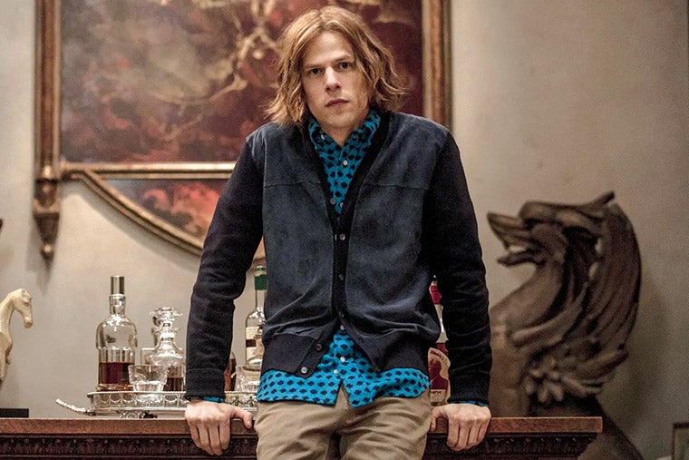 Eisenberg played supervillain Lex Luthor in the widely panned 2016 superhero film (Warner Bros)