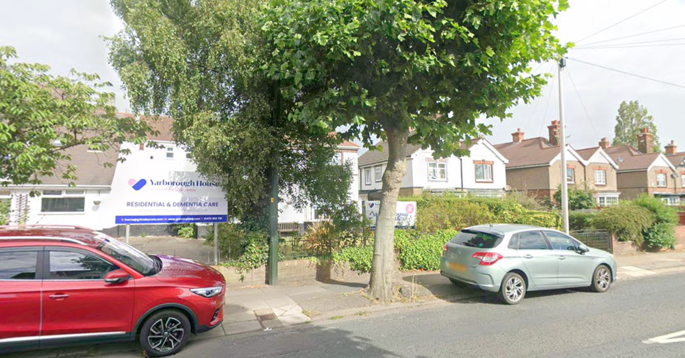This found three breaches at Yarborough House in relation to safe care and treatment, staffing and how the home was managed. (Google Maps)