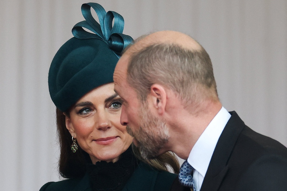 The Prince and Princess of Wales were also on hand to welcome the Sultan (Toby Melville/PA) (PA Wire)