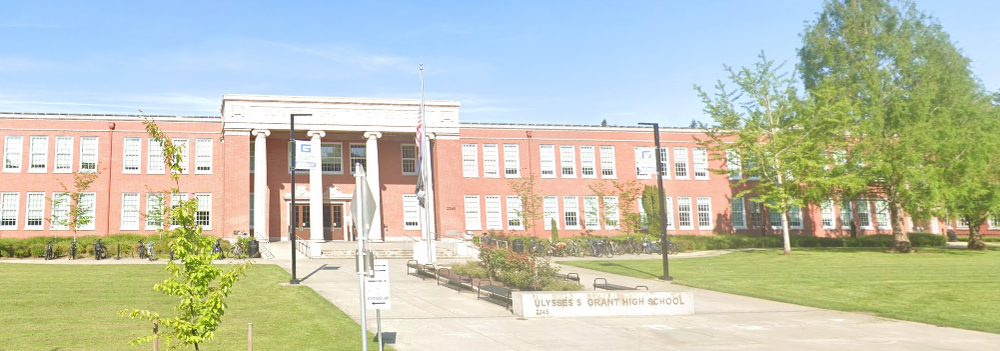 Both Grant High School (pictured) and Jefferson High School are part of the Portland Public Schools district (Google Maps)