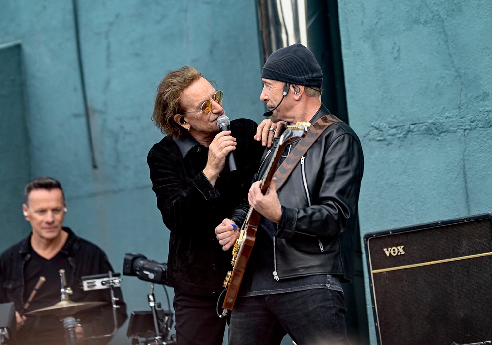 U2 are celebrating their 50th anniversary after being formed in 1976 (Getty)