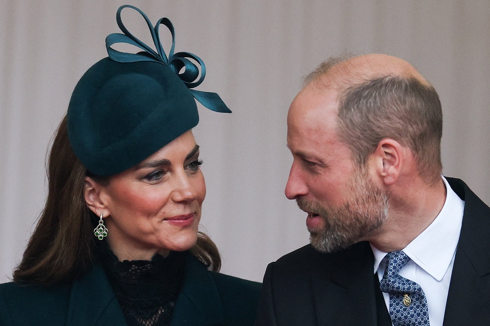 William and Kate have been at a welcome ceremony for the Sultan of Oman (Toby Melville/PA) (PA Wire)