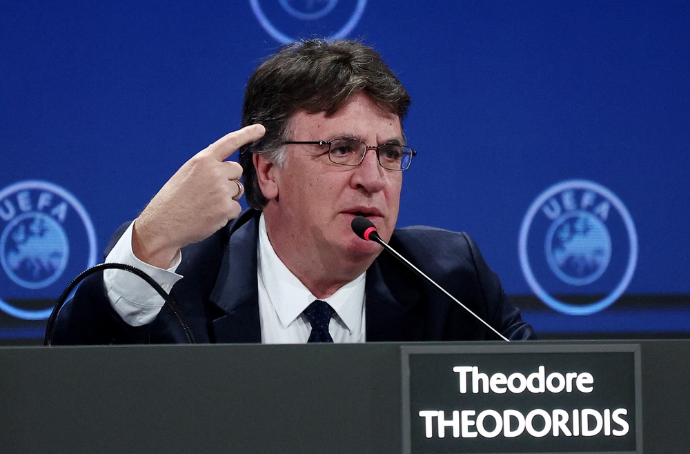 UEFA General Secretary Theodore Theodoridis (Reuters)
