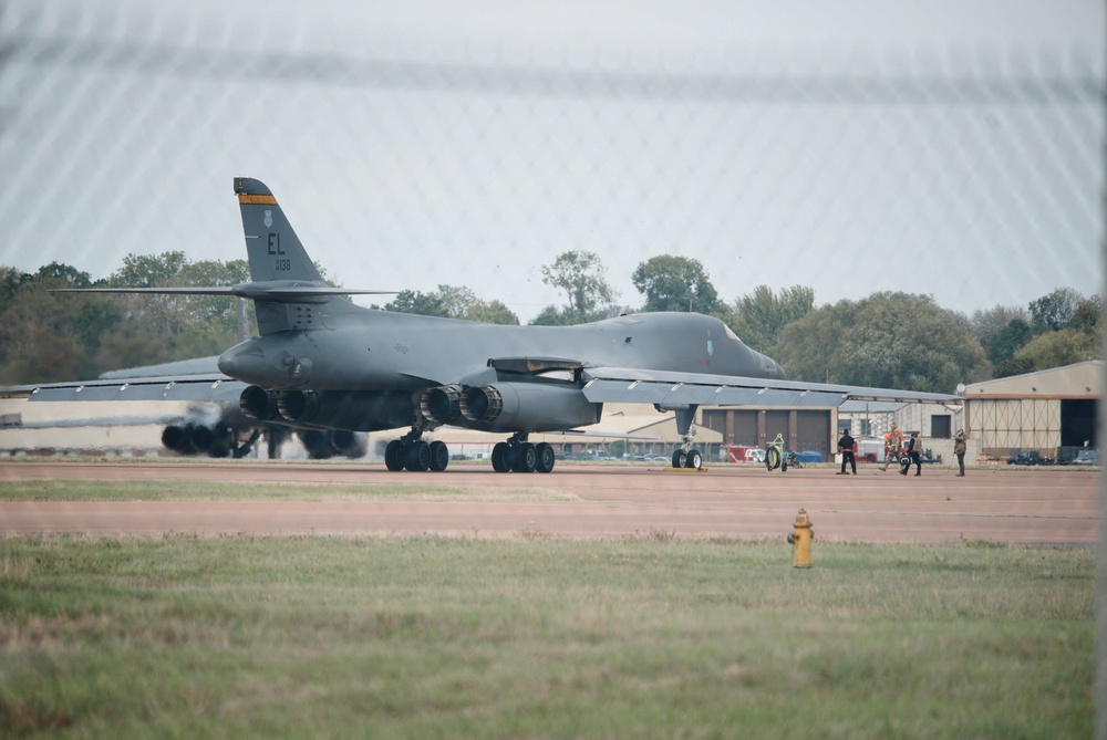 The US withdrew its bombers from RAF Fairford in Gloucestershire following the recent security alert (Ben Birchall/PA) (PA Wire)
