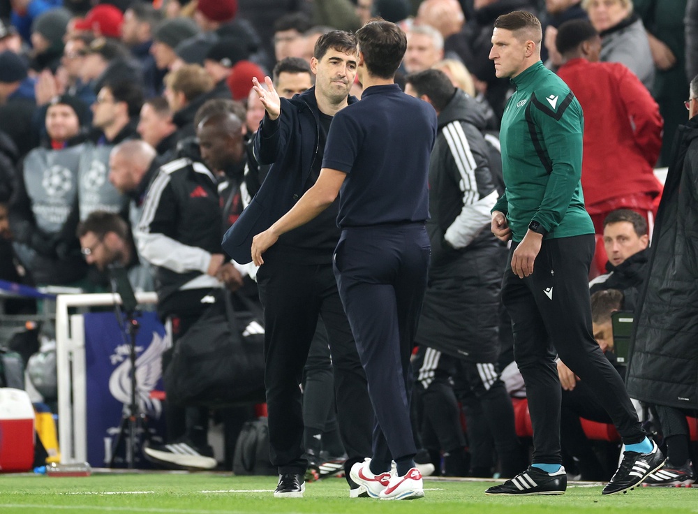 The worst half-hour of Andoni Iraola's reign did not cost him against former assistant Inigo Perez (Getty)