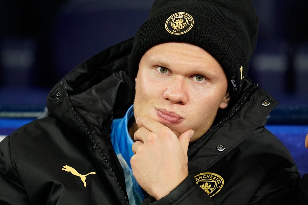Erling Haaland was given a complete rest after a recent injury scare (AP)
