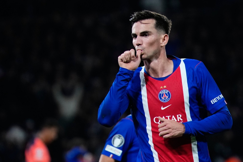 Fabian Ruiz scored PSG's fourth goal (AP)