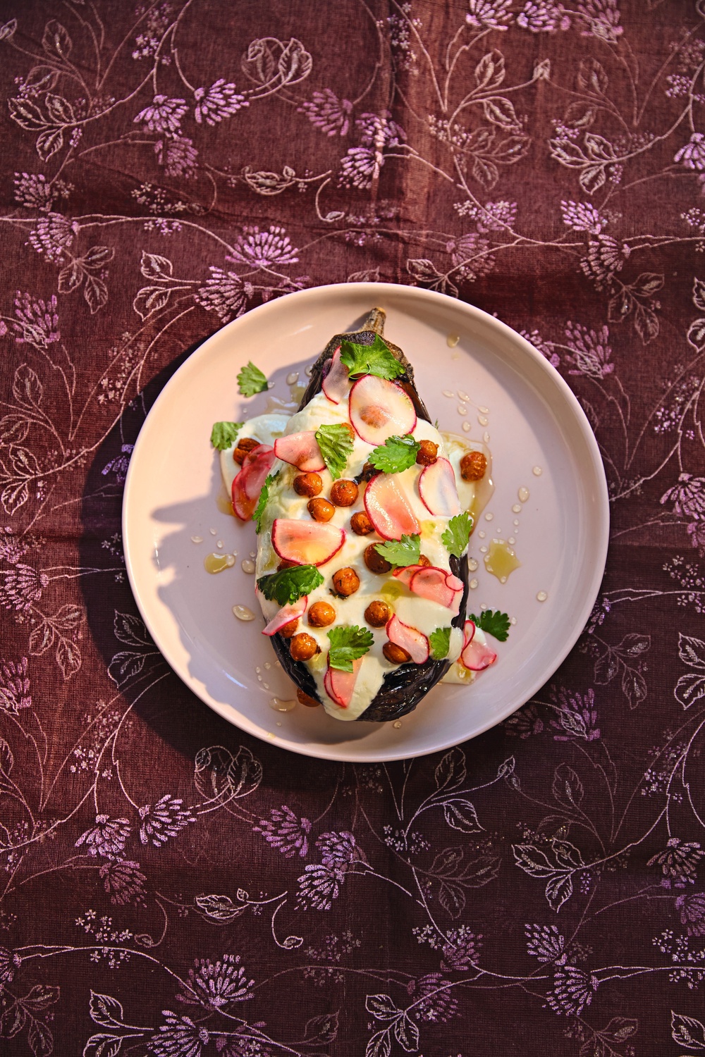 Galetti first fell in love with aubergines as a child in Samoa, where they were simply fried until caramelised (Yuki Sugiura)