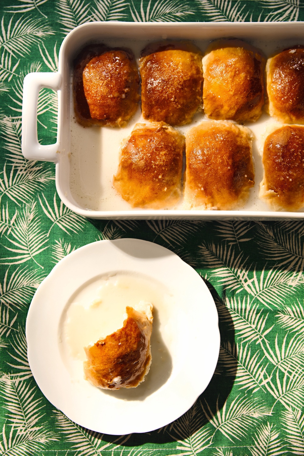 These sweet coconut buns take Galetti back to Samoa, where her aunties always kept the family well supplied (Yuki Sugiura)