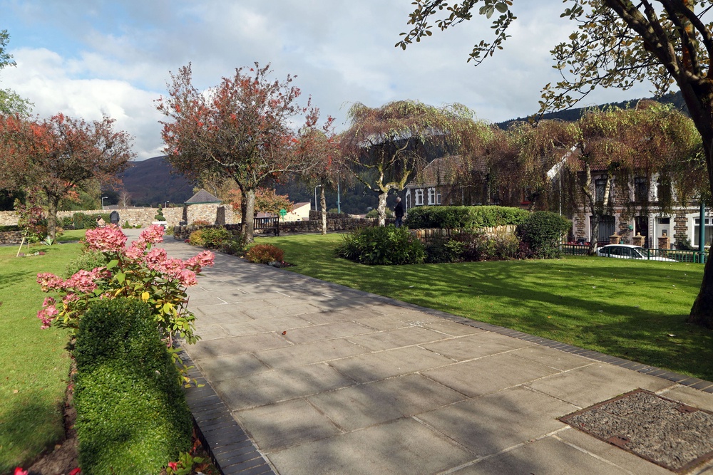 The memorial garden to the victims of the Aberfan disaster (PA) (PA Archive)