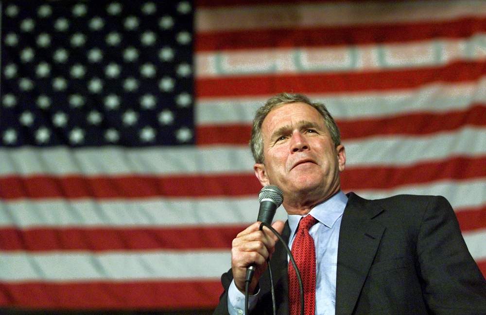 The Bush family has a long association with Texas. Former President George W Bush (pictured here in 2000) served as the state's governor. (AFP/Getty)