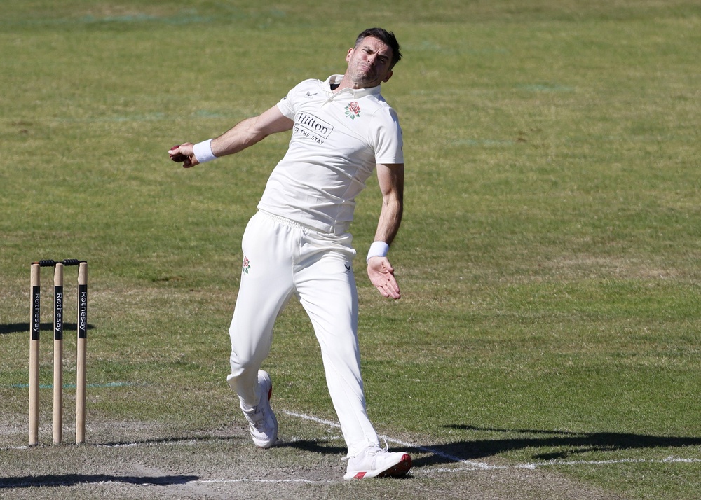 James Anderson appears to have bowled his last ball for Lancashire (Richard Sellers/PA) (PA Archive)