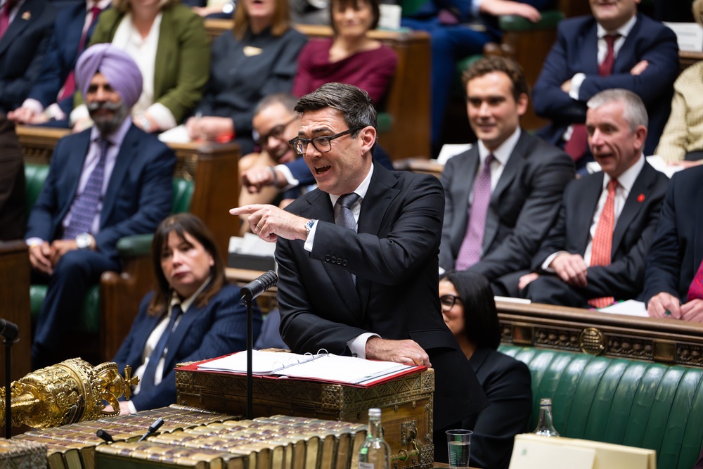 Mr Burnham’s early policies have been ‘totemic’, Mr Lewis said (House of Commons)