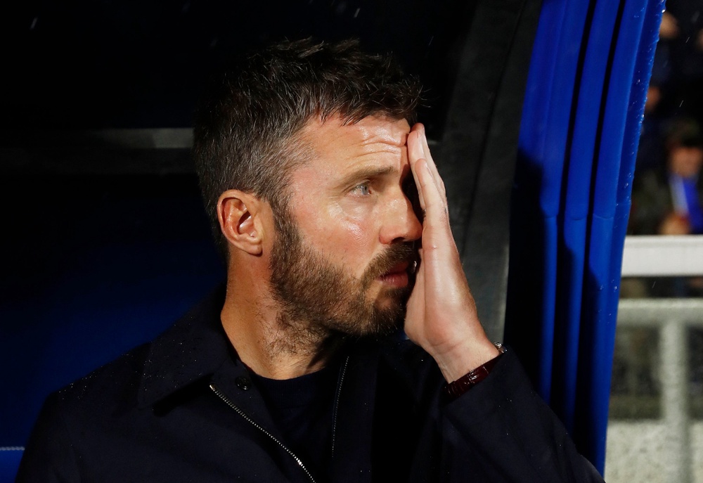 Michael Carrick endured another tough evening as Man United boss (Reuters)