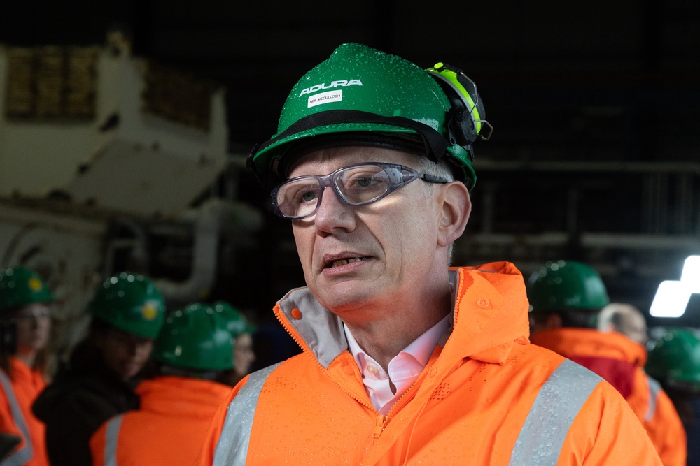 Neil McCulloch at Shell UK’s St Fergus Gas Terminal in Peterhead, Aberdeenshire (paul Reid/PA) (PA Wire)