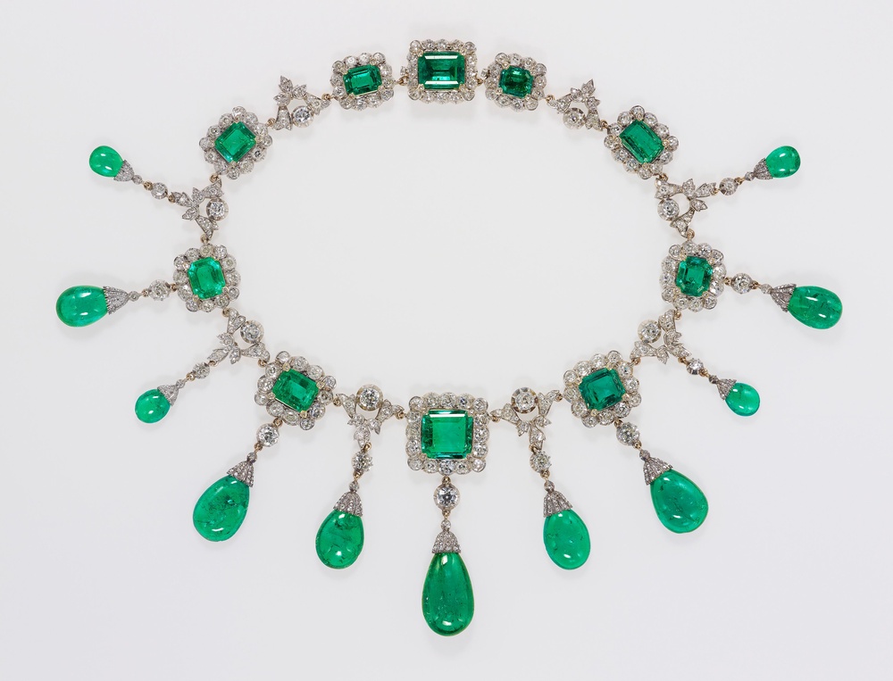 The Greville emerald and diamond necklace (Royal Collection Enterprises Limited 2026/Royal Collection Trust/PA)