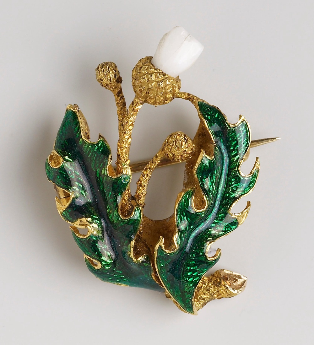 Brooch, from 1847, set with the first milk tooth of Queen Victoria and Prince Albert’s eldest child, Princess Victoria ((Royal Collection Enterprises Limited 2026/Royal Collection Trust/PA)