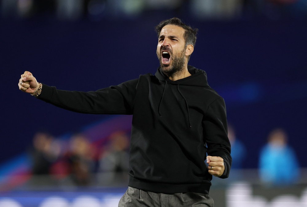 Cesc Fabregas helped Como into the Champions League for the first time in their history after just two years in the job (Reuters)