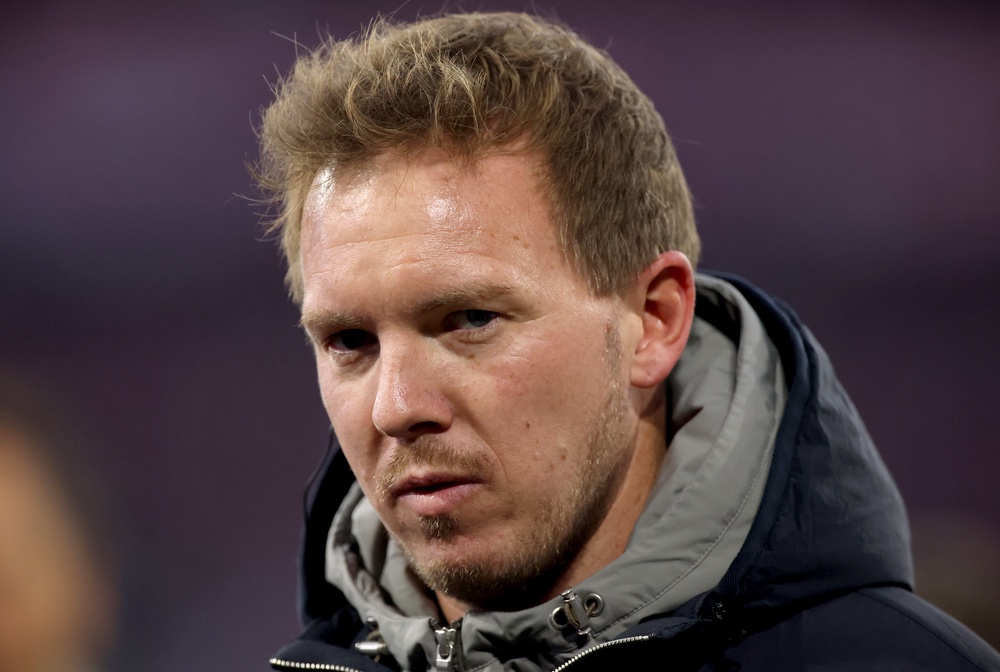 Julian Nagelsmann has been considered by United in the past and is available (Getty)