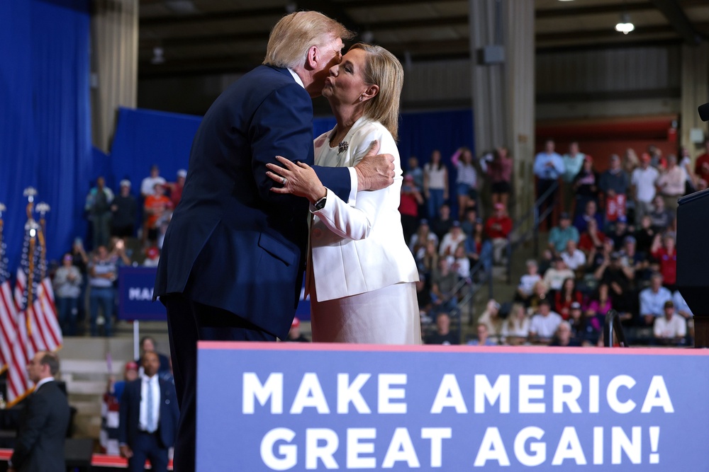 Trump was speaking in support of Senator Darline Graham amid a tense South Carolina US Senate election (Getty)