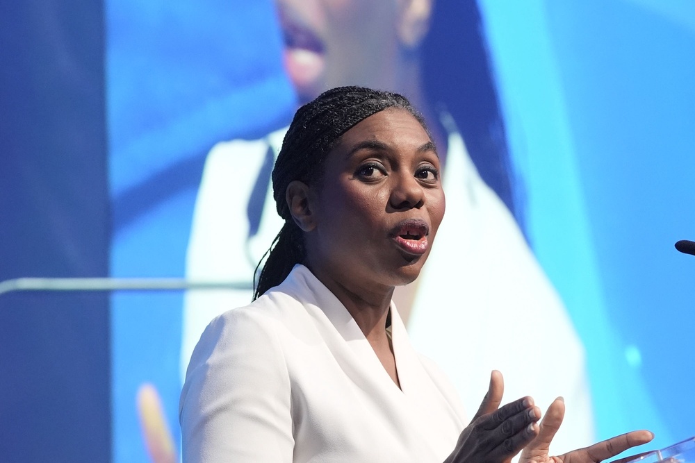 Conservative Party leader Kemi Badenoch said she was ‘amazed’ Burnham had the time (PA Wire)