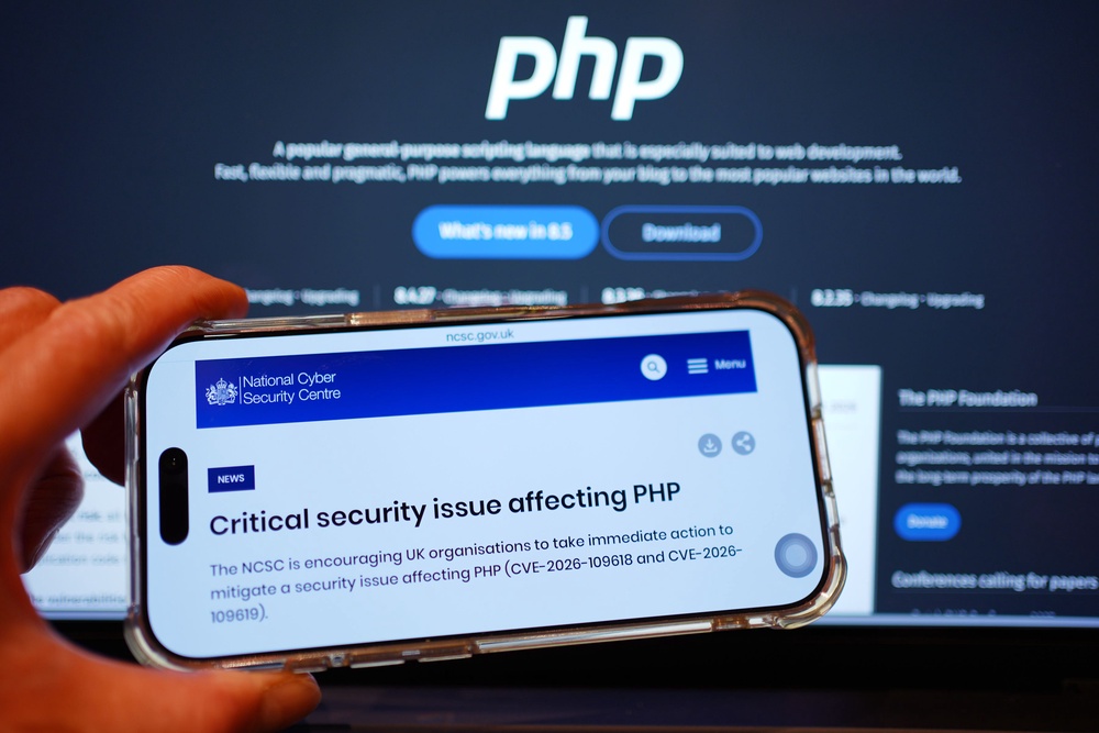 The National Cyber Security Centre warned of a critical security issue affecting PHP (PA Wire)