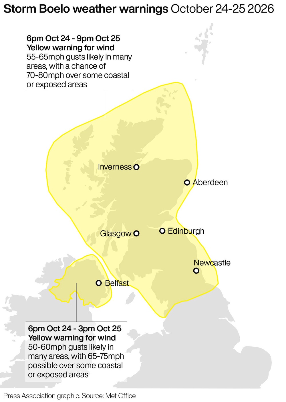 (Press Association graphics) (PA Graphics)